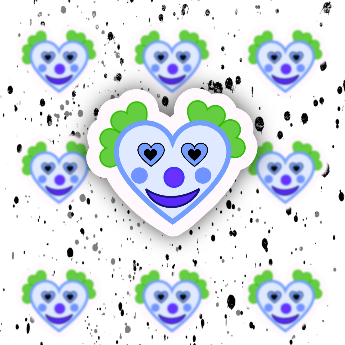 Clown Sticker