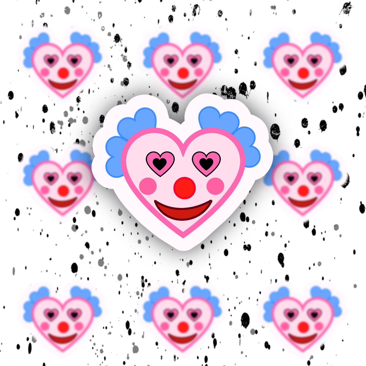 Clown Sticker