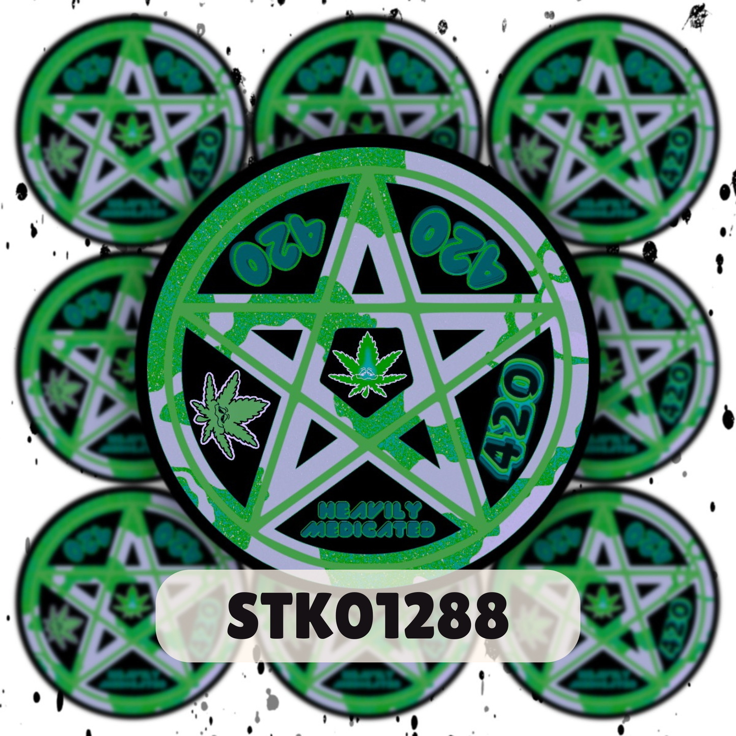 420 Pentacle Sticker