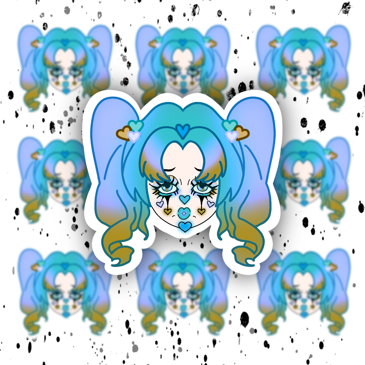 Clown Sticker