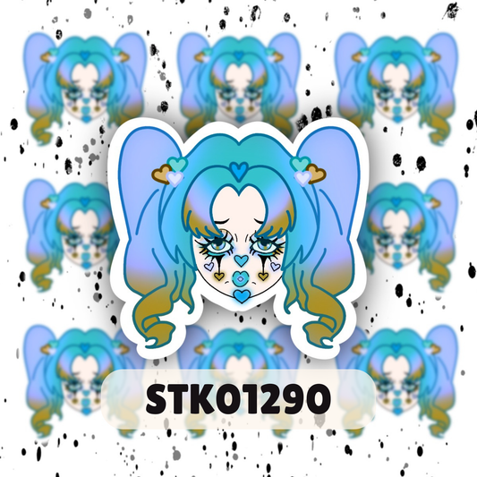 Clown Girl Sticker