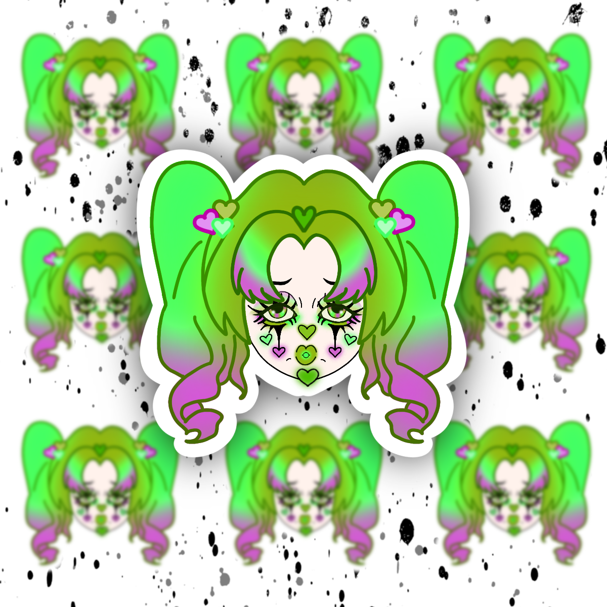 Clown Sticker