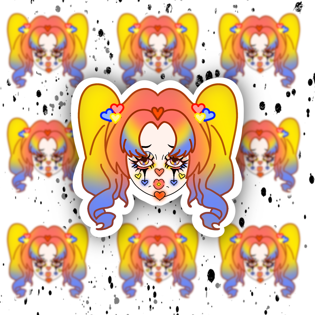 Clown Sticker