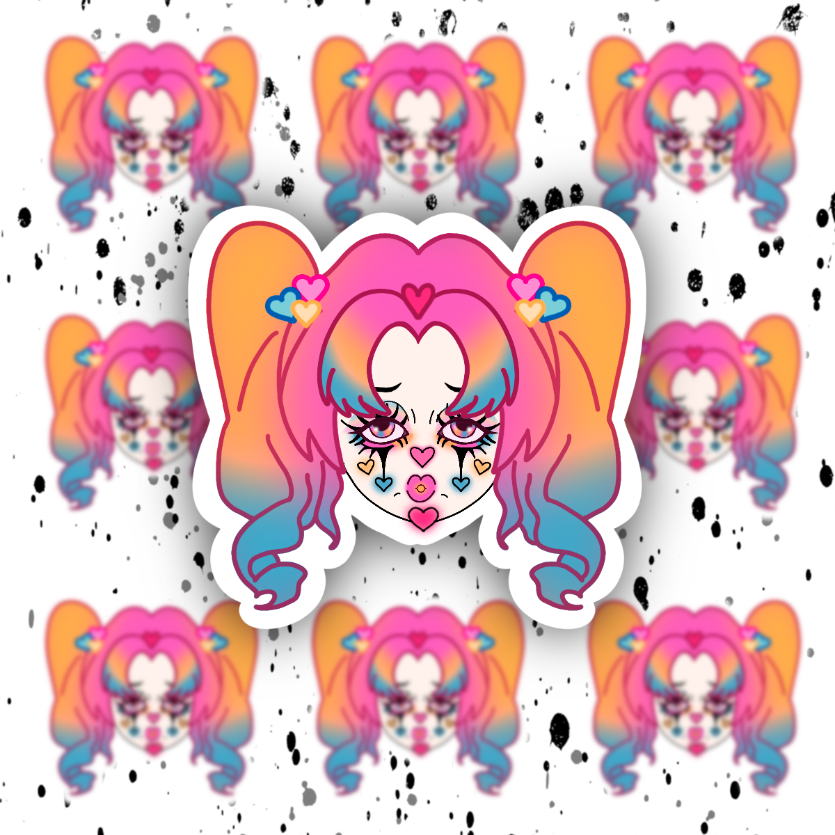 Clown Sticker