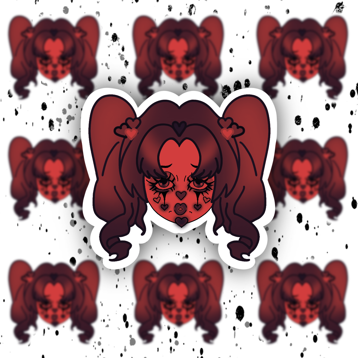 Clown Sticker