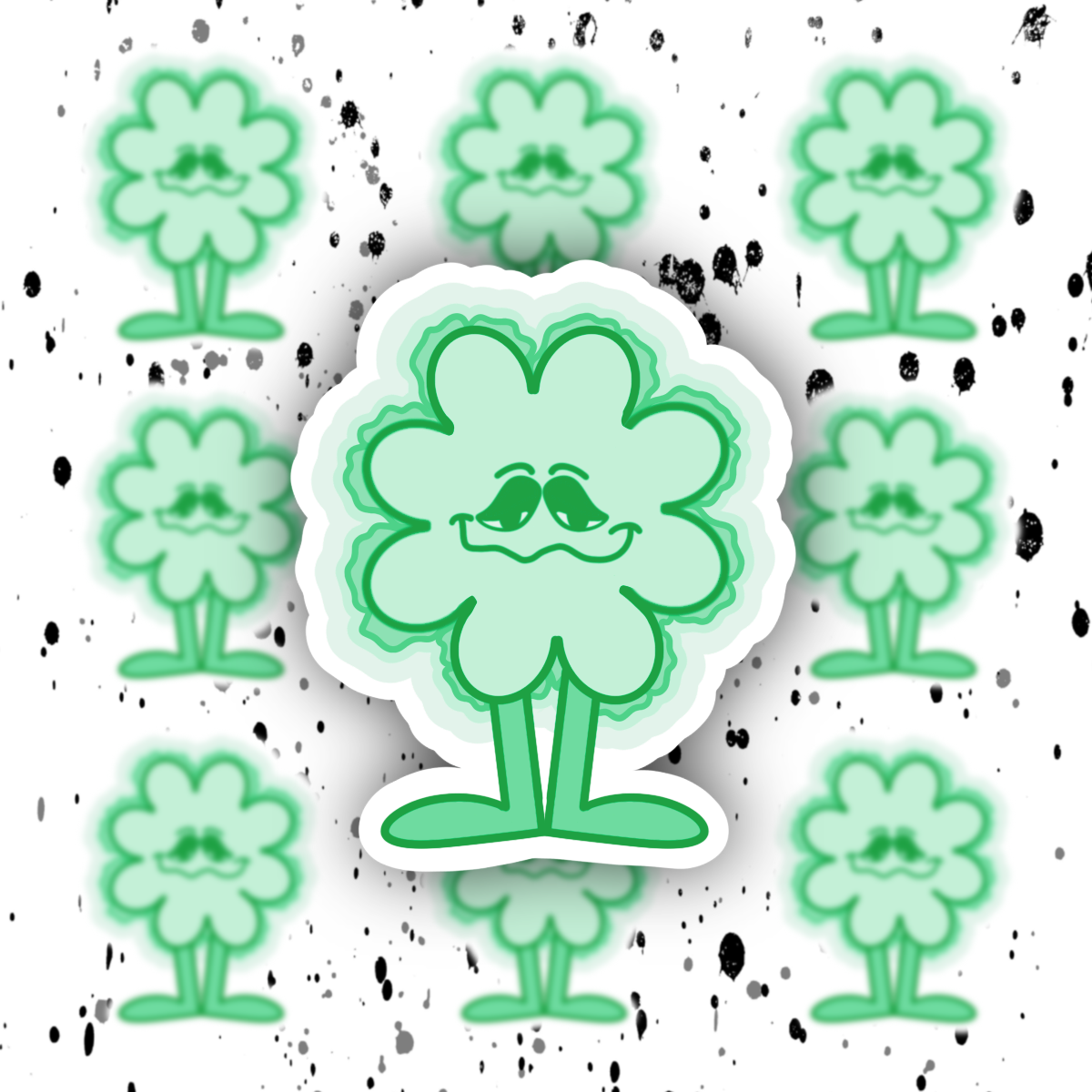 Flower Guy Sticker