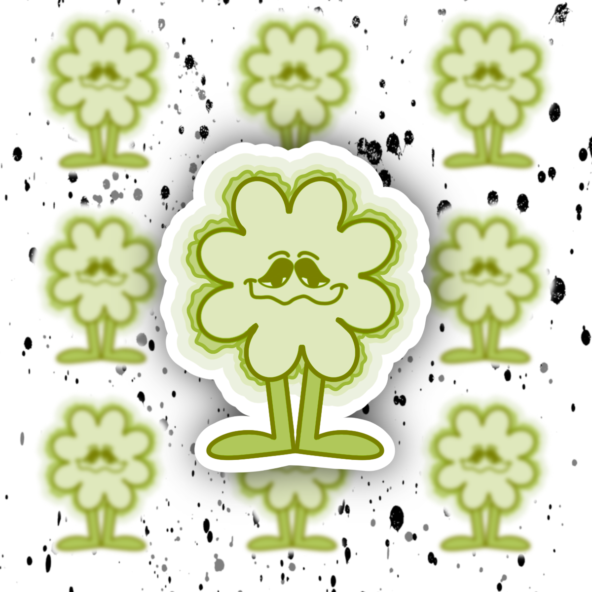 Flower Guy Sticker