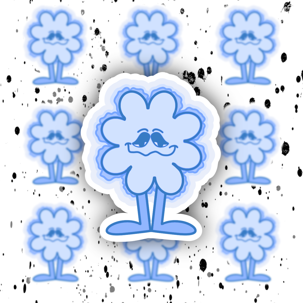 Flower Guy Sticker