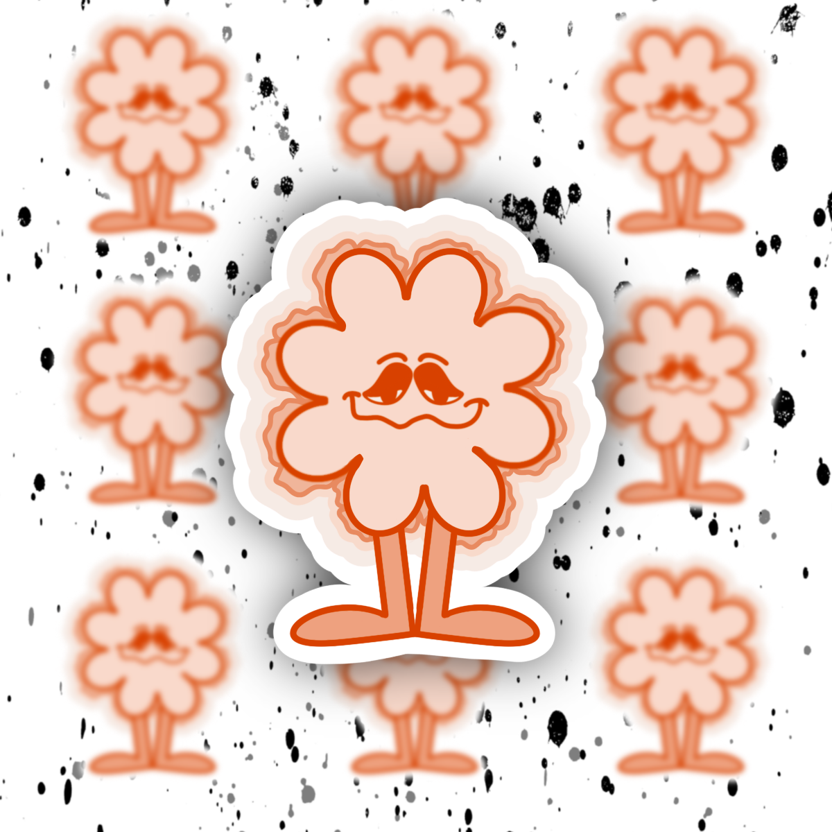 Flower Guy Sticker