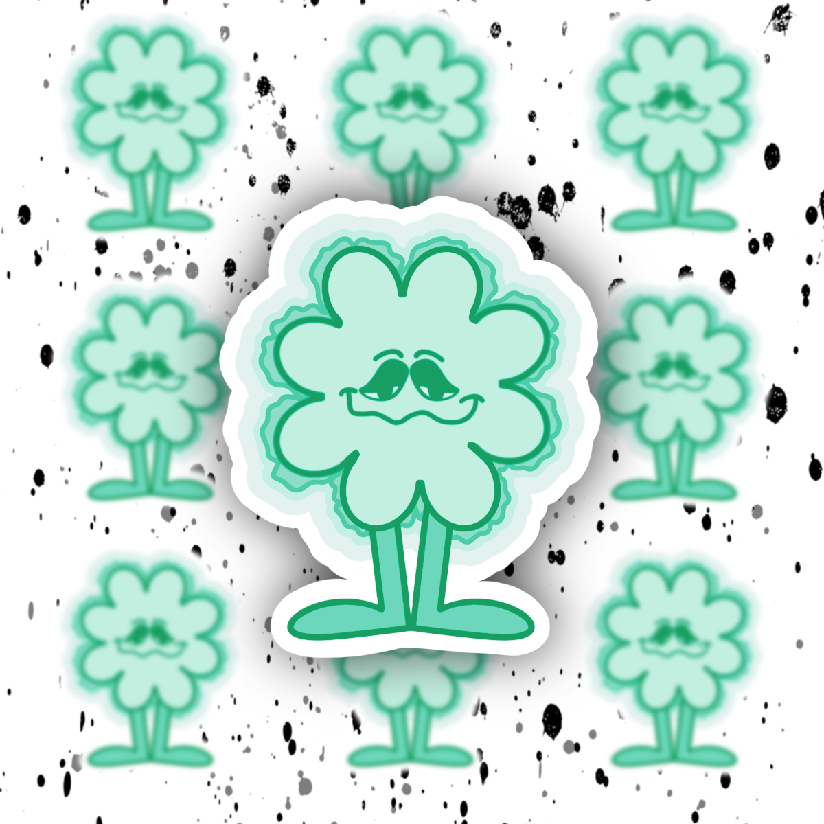Flower Guy Sticker