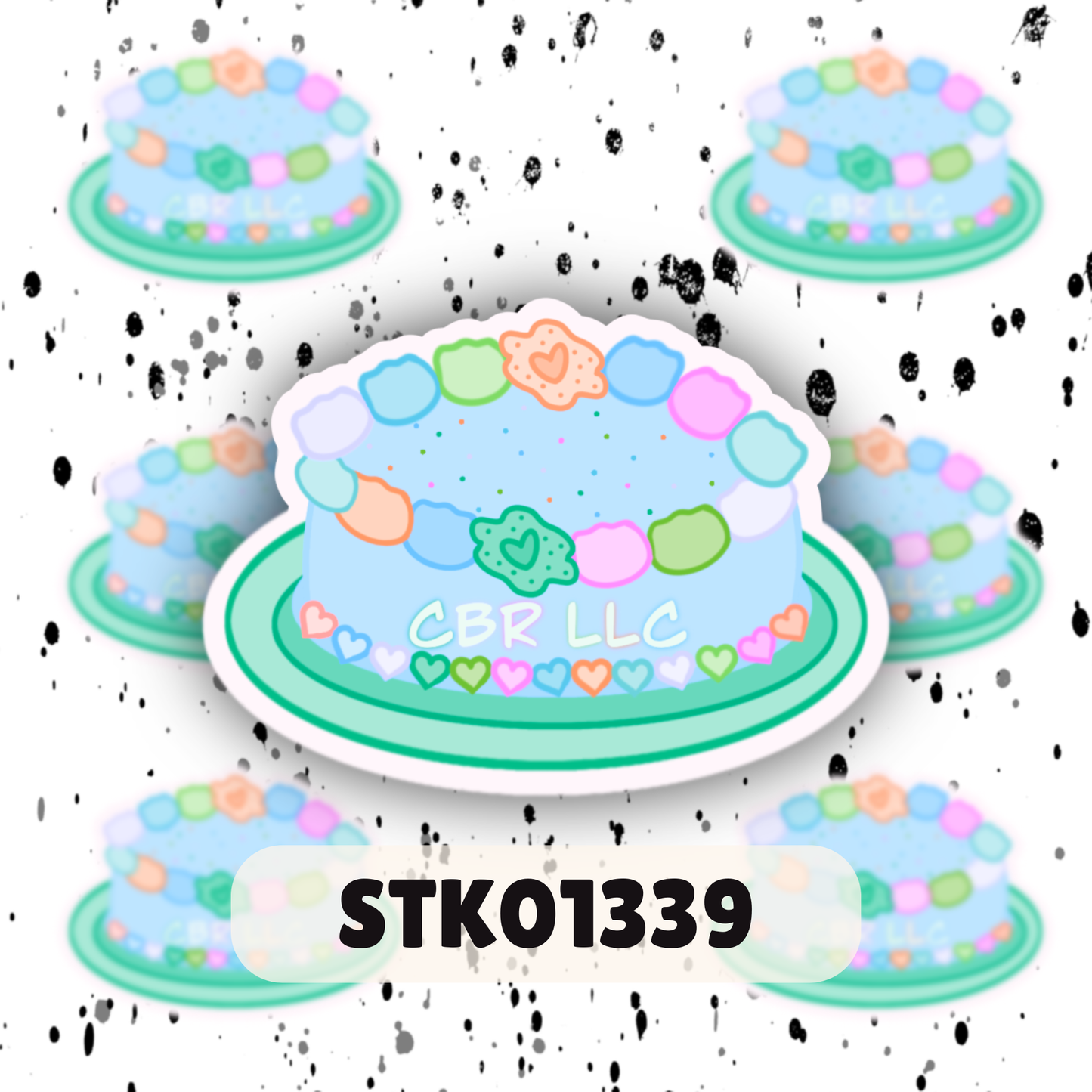 CBR Cake Stickers