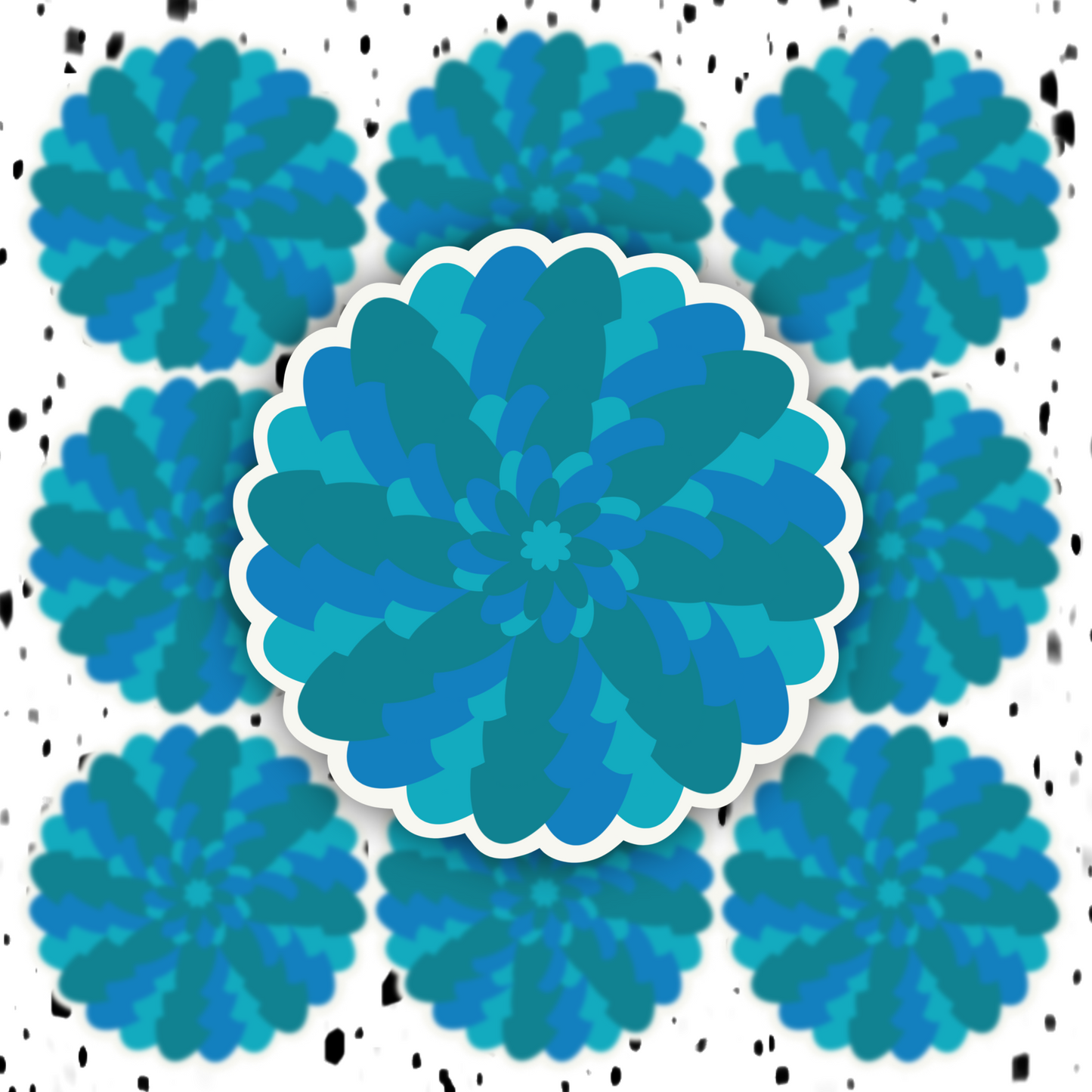 Flower Sticker