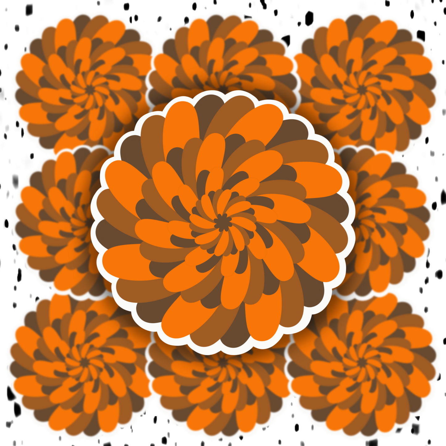 Flower Sticker