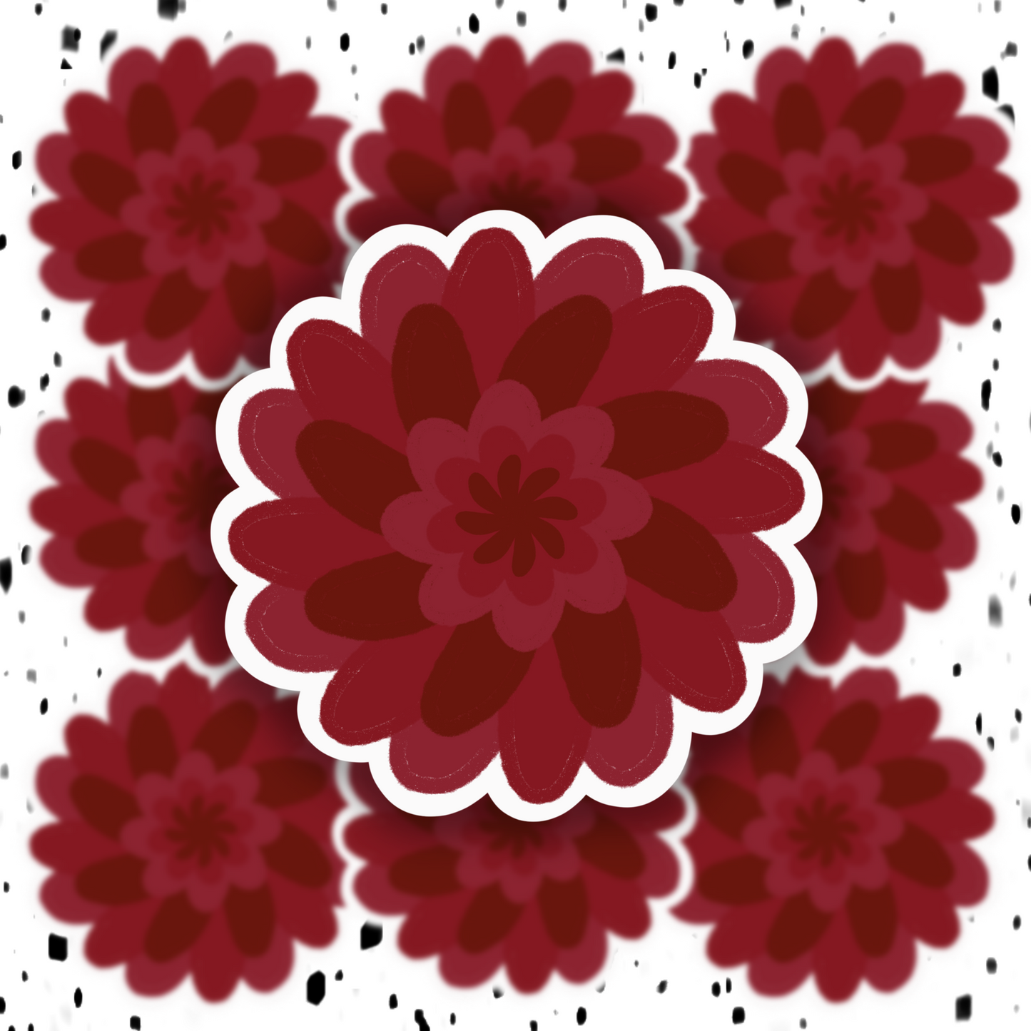 Flower Sticker