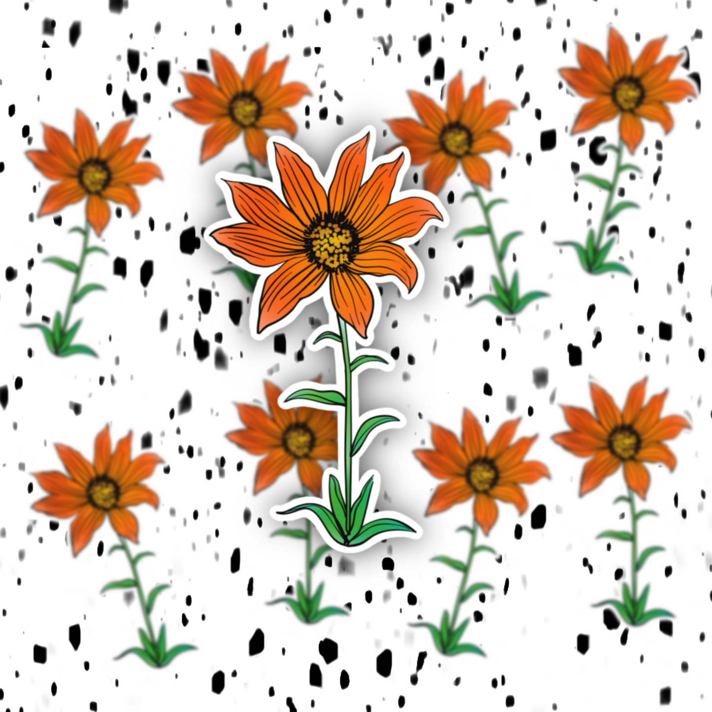 Flower Sticker