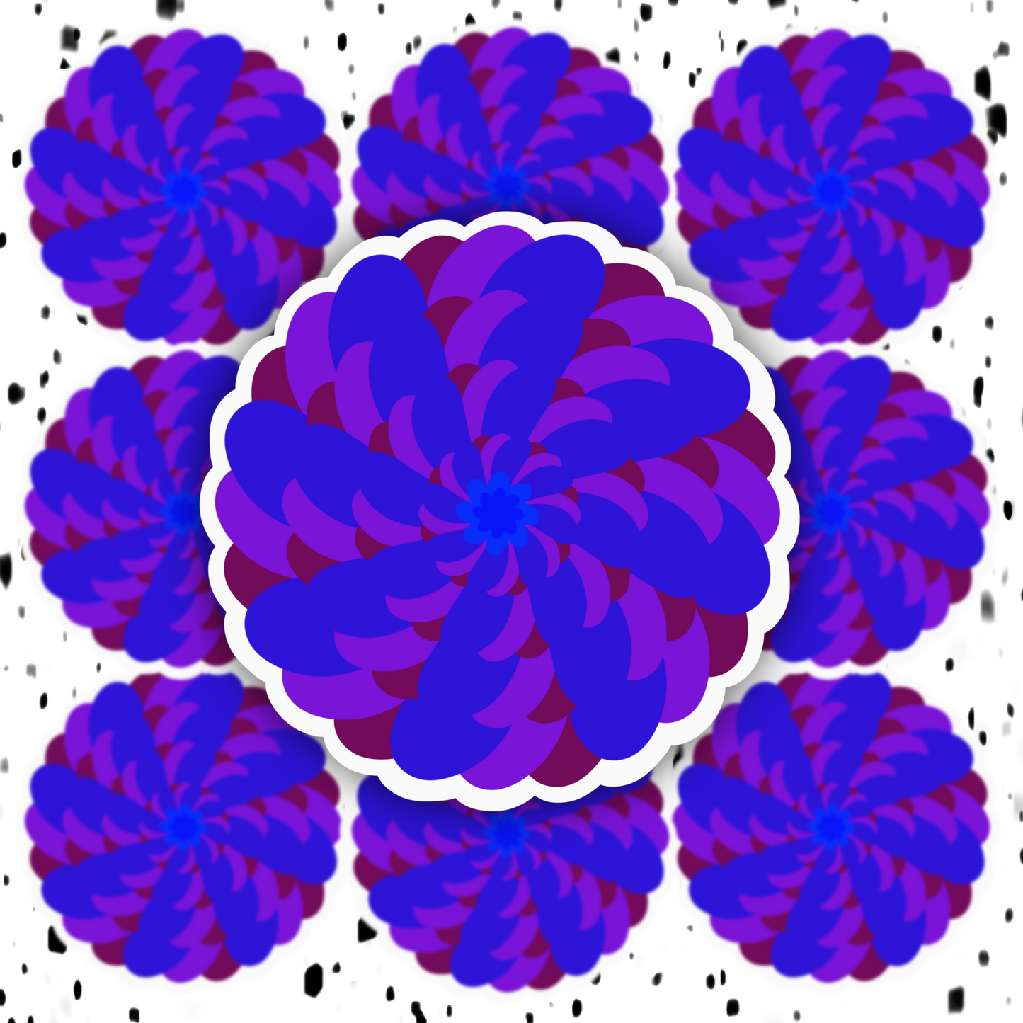 Flower Sticker