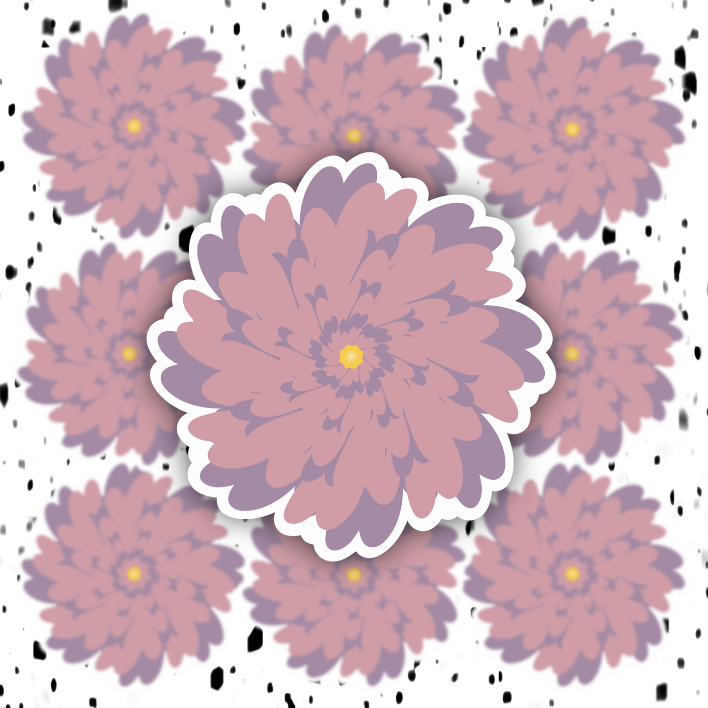 Flower Sticker