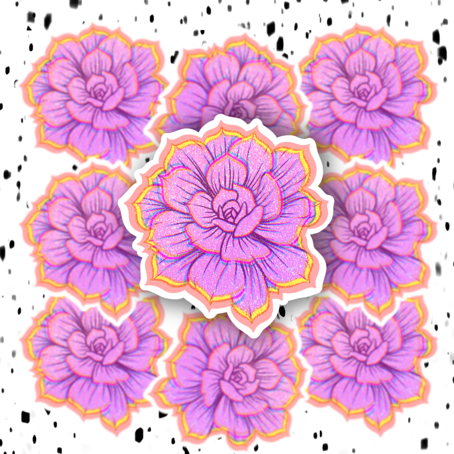 Flower Sticker