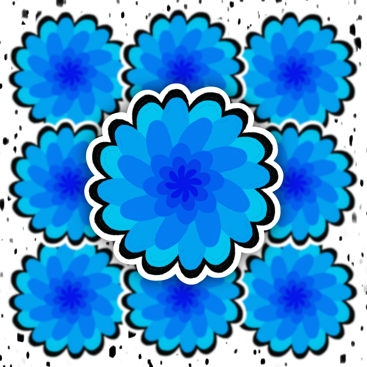 Flower Sticker
