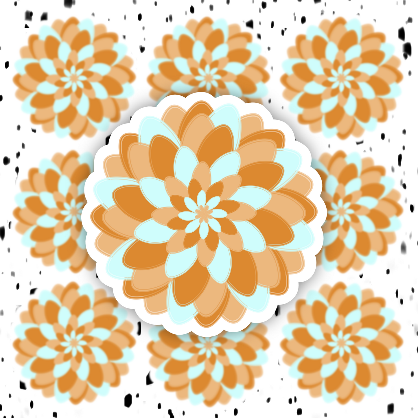 Flower Sticker