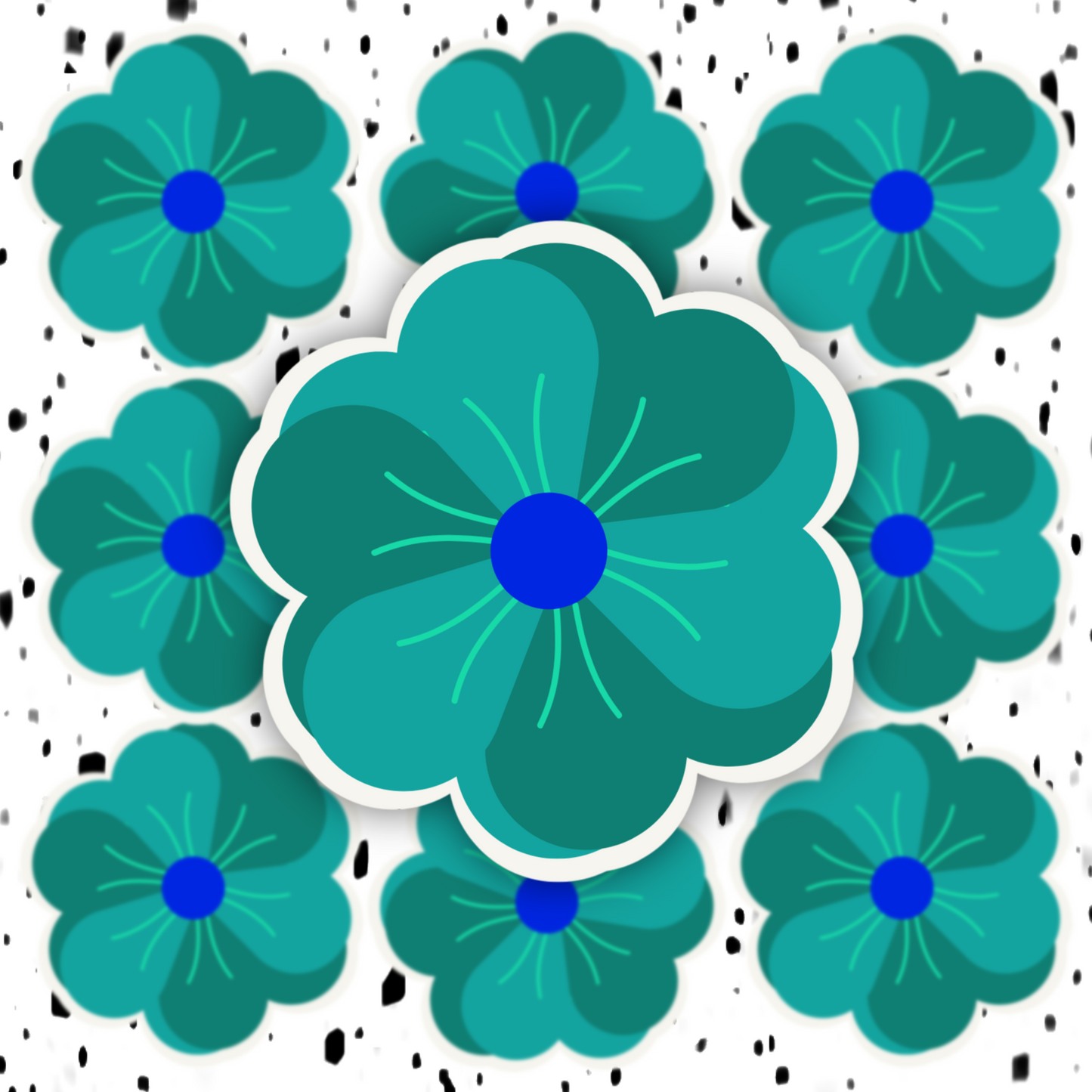 Flower Sticker