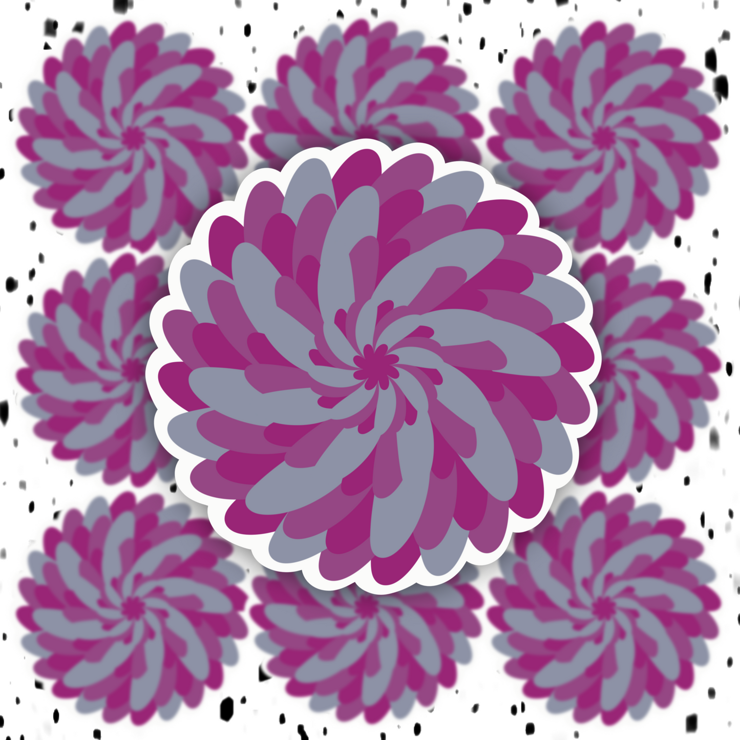 Flower Sticker