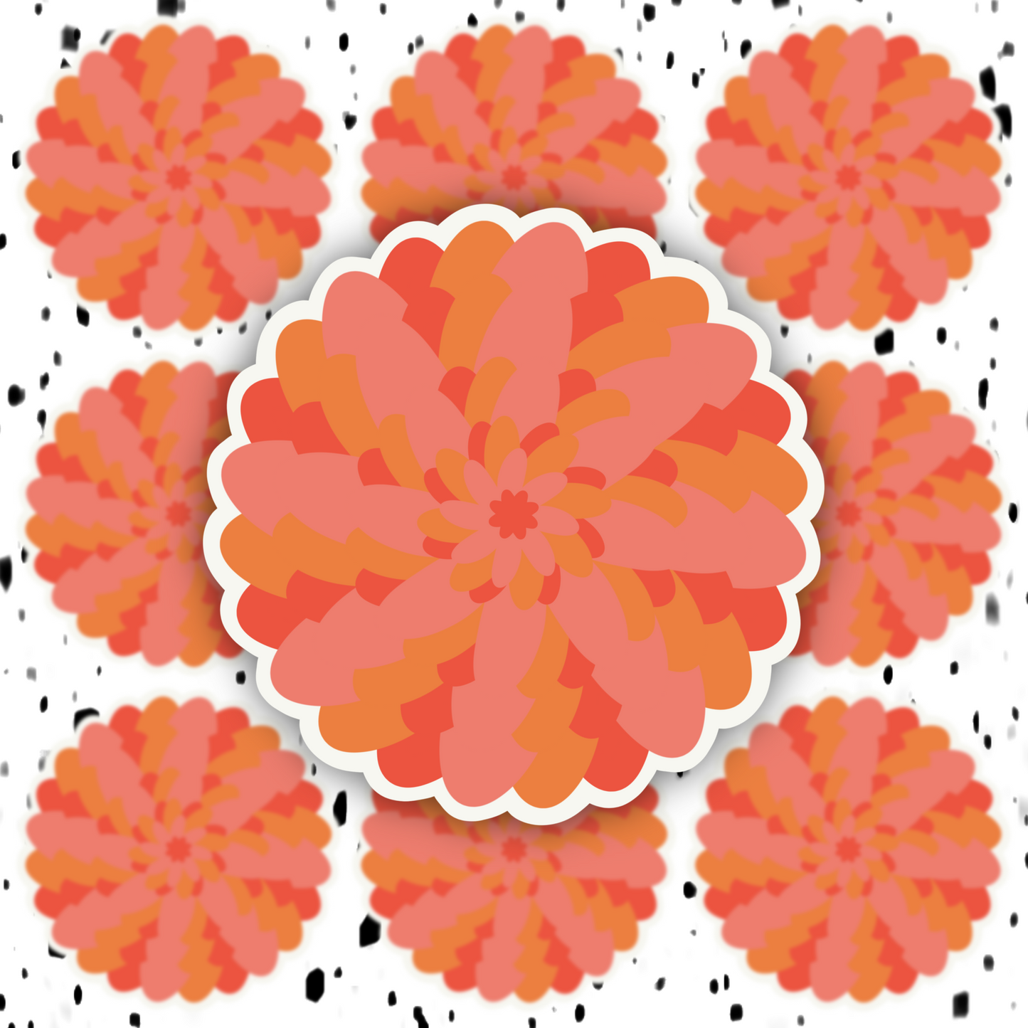 Flower Sticker