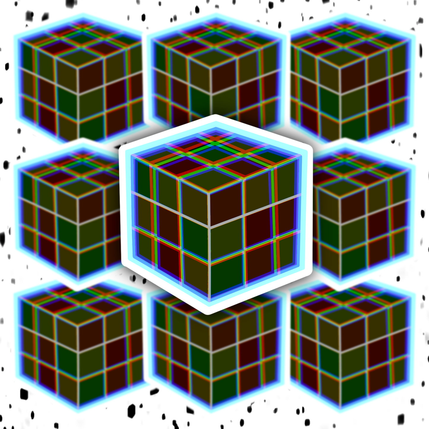 Rubik Cube Sticker