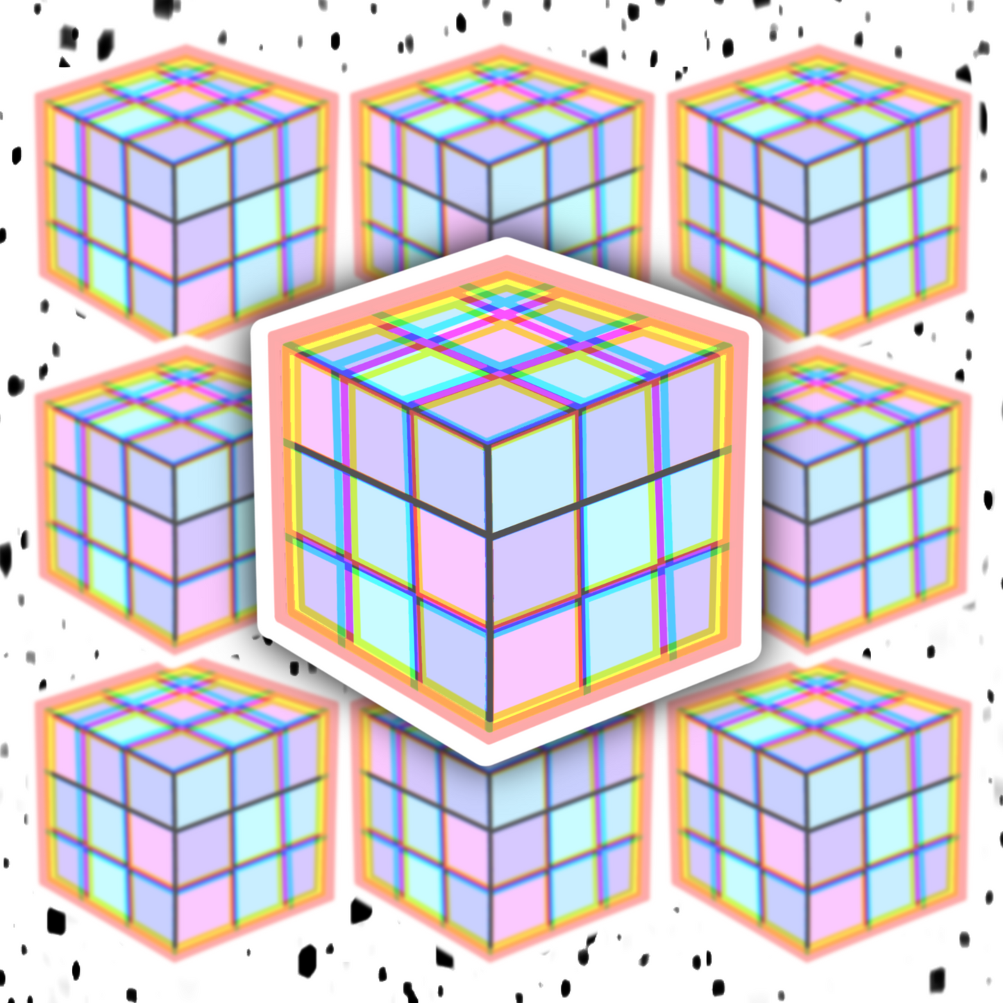 Rubik Cube Sticker