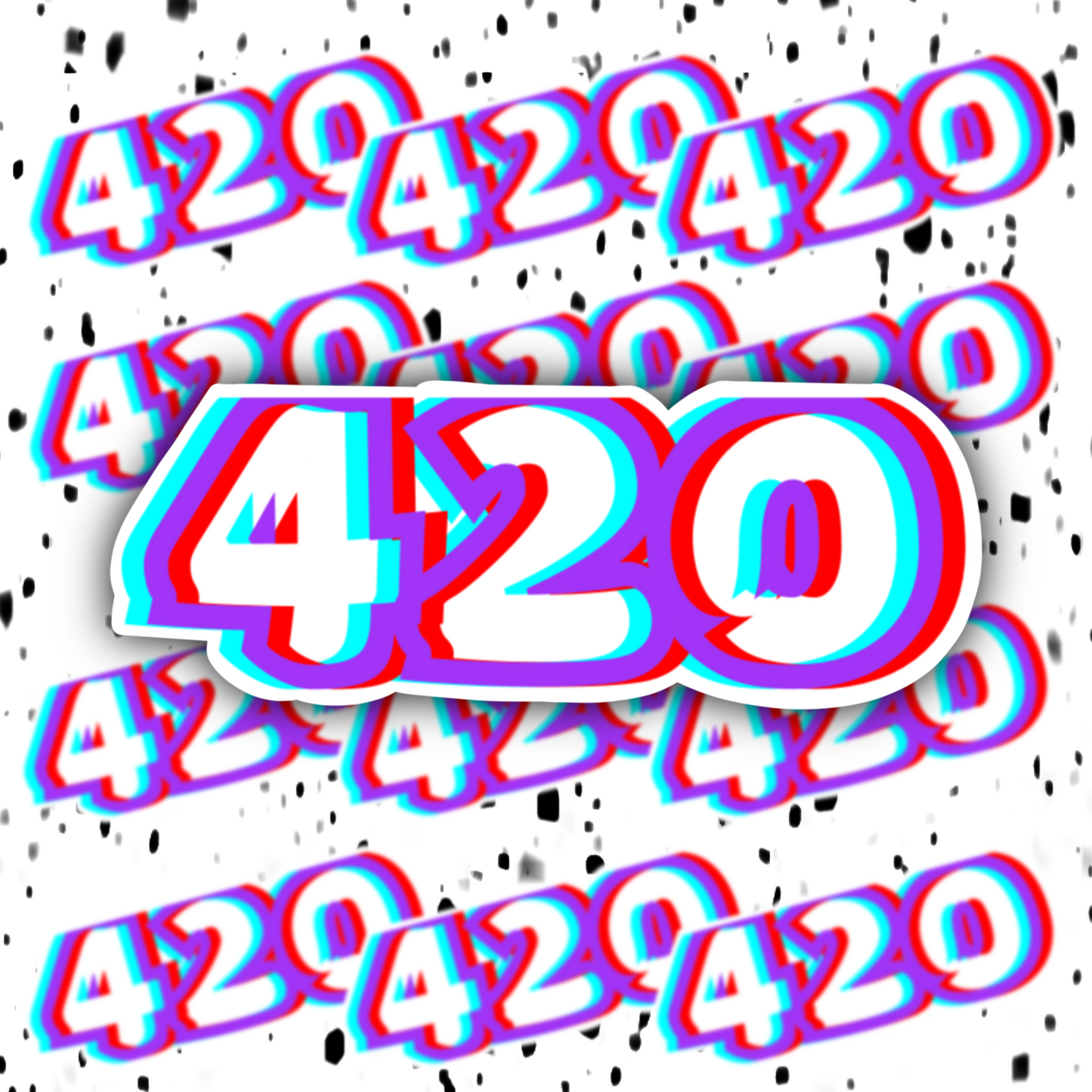 420 Sticker DRUG FRIENDLY