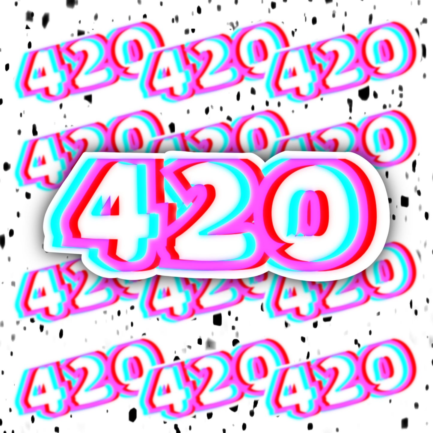 420 Sticker DRUG FRIENDLY