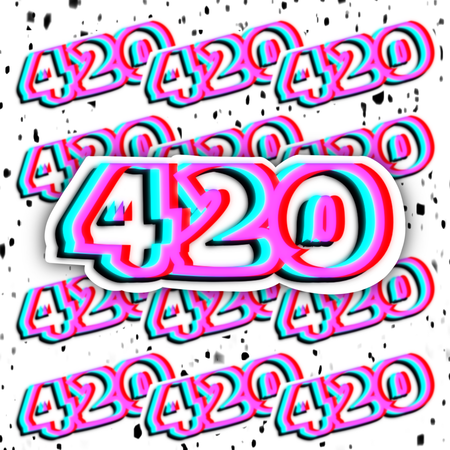 420 Sticker DRUG FRIENDLY