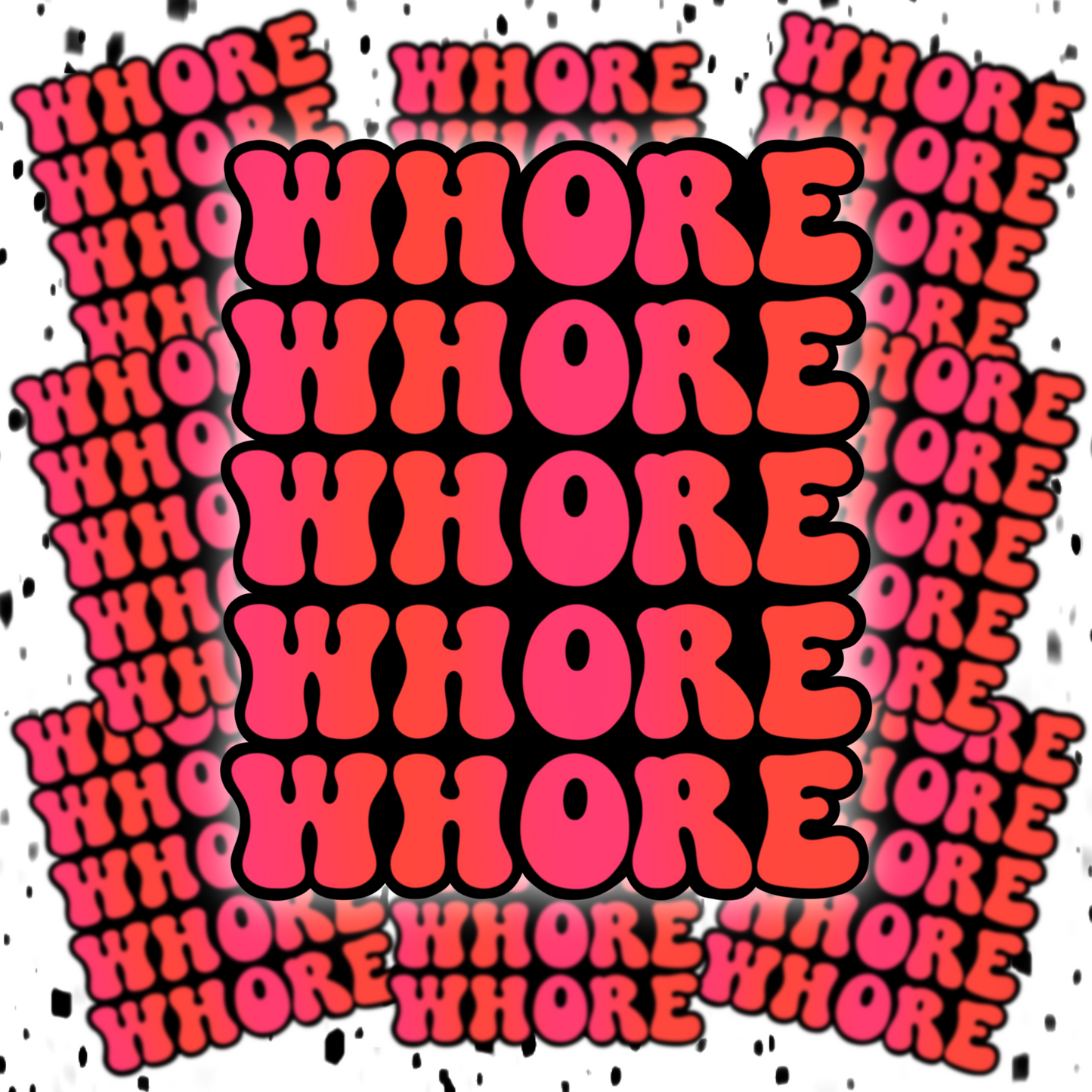 Whore Sticker