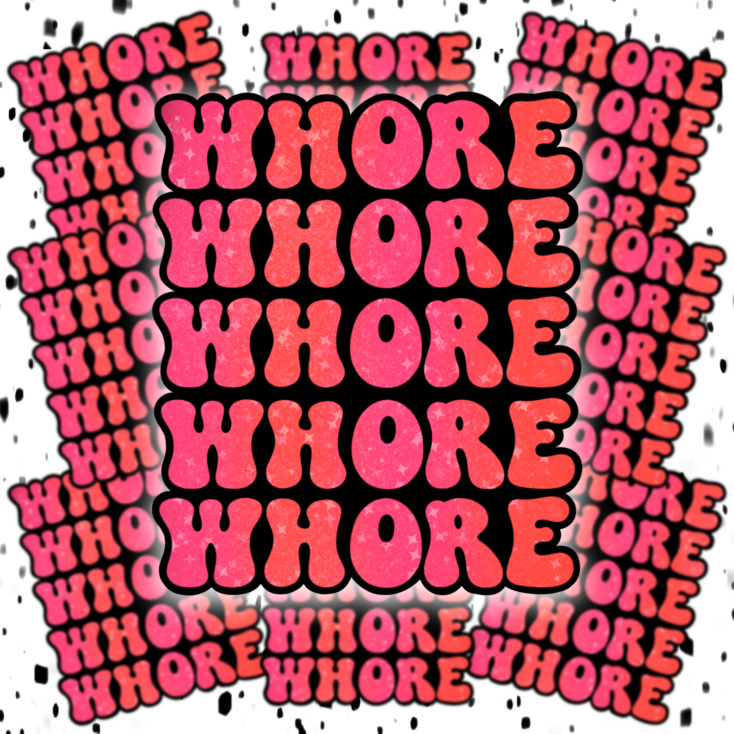 Whore Sticker