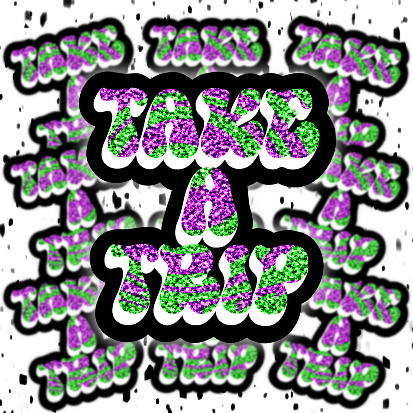 Take A Trip Sticker DRUG FRIENDLY