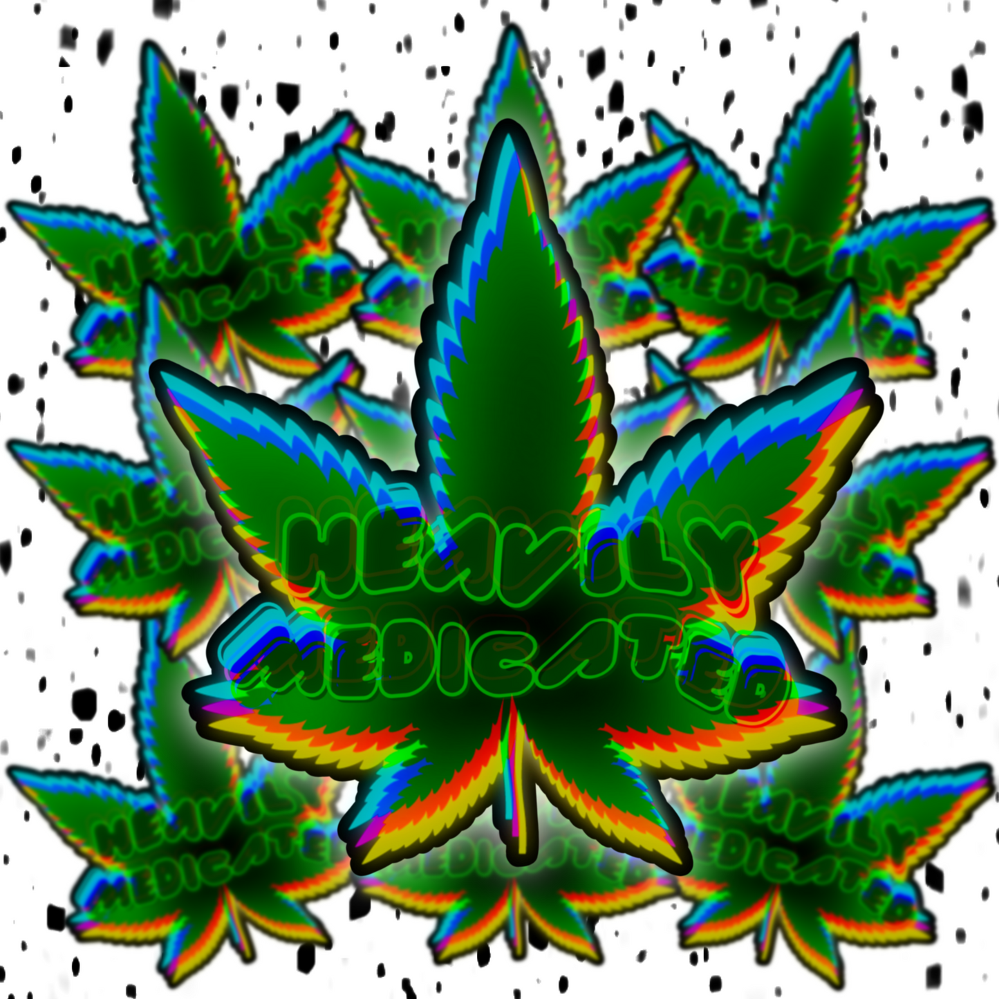 Heavily Medicated Sticker DRUG FRIENDLY