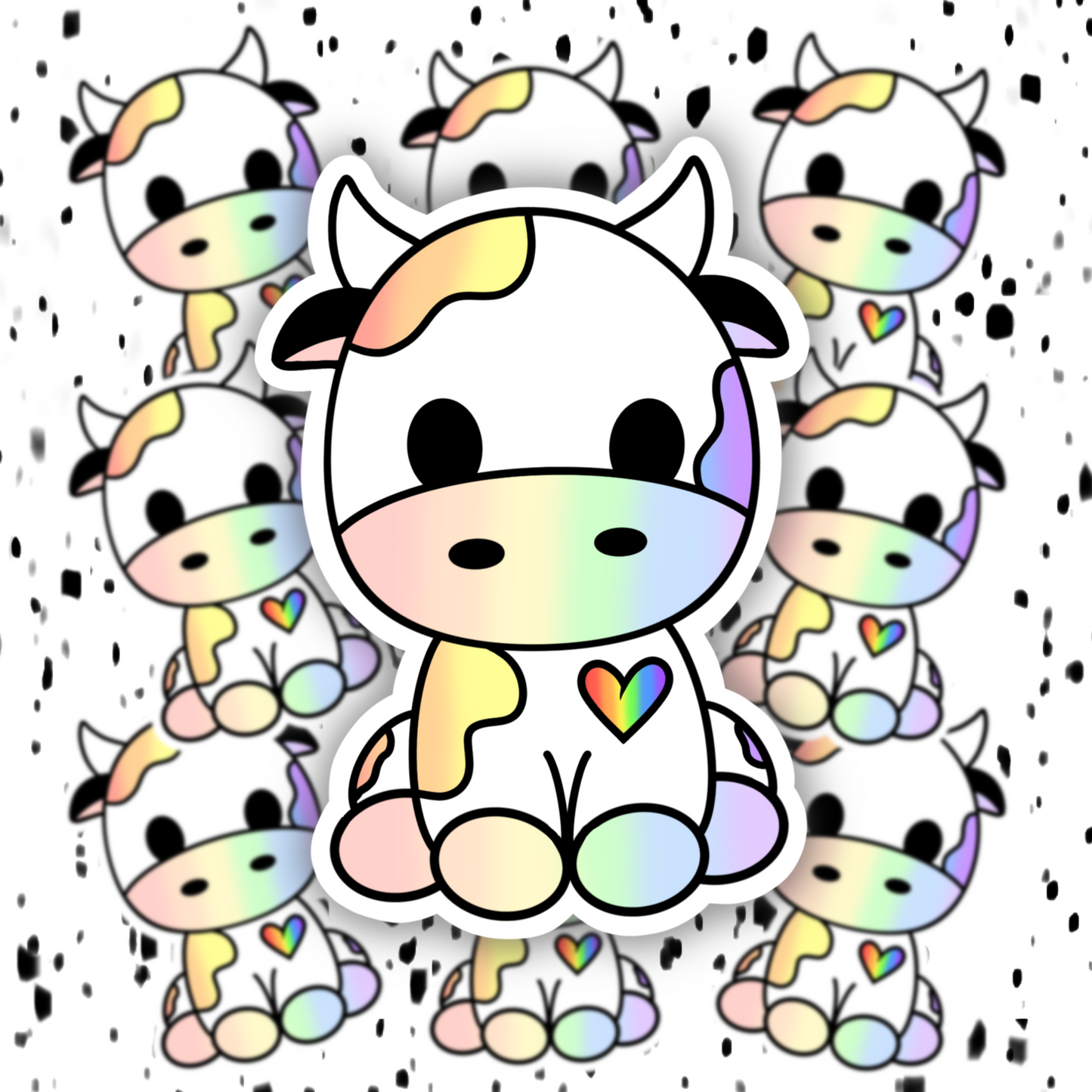 PrettyCow Sticker