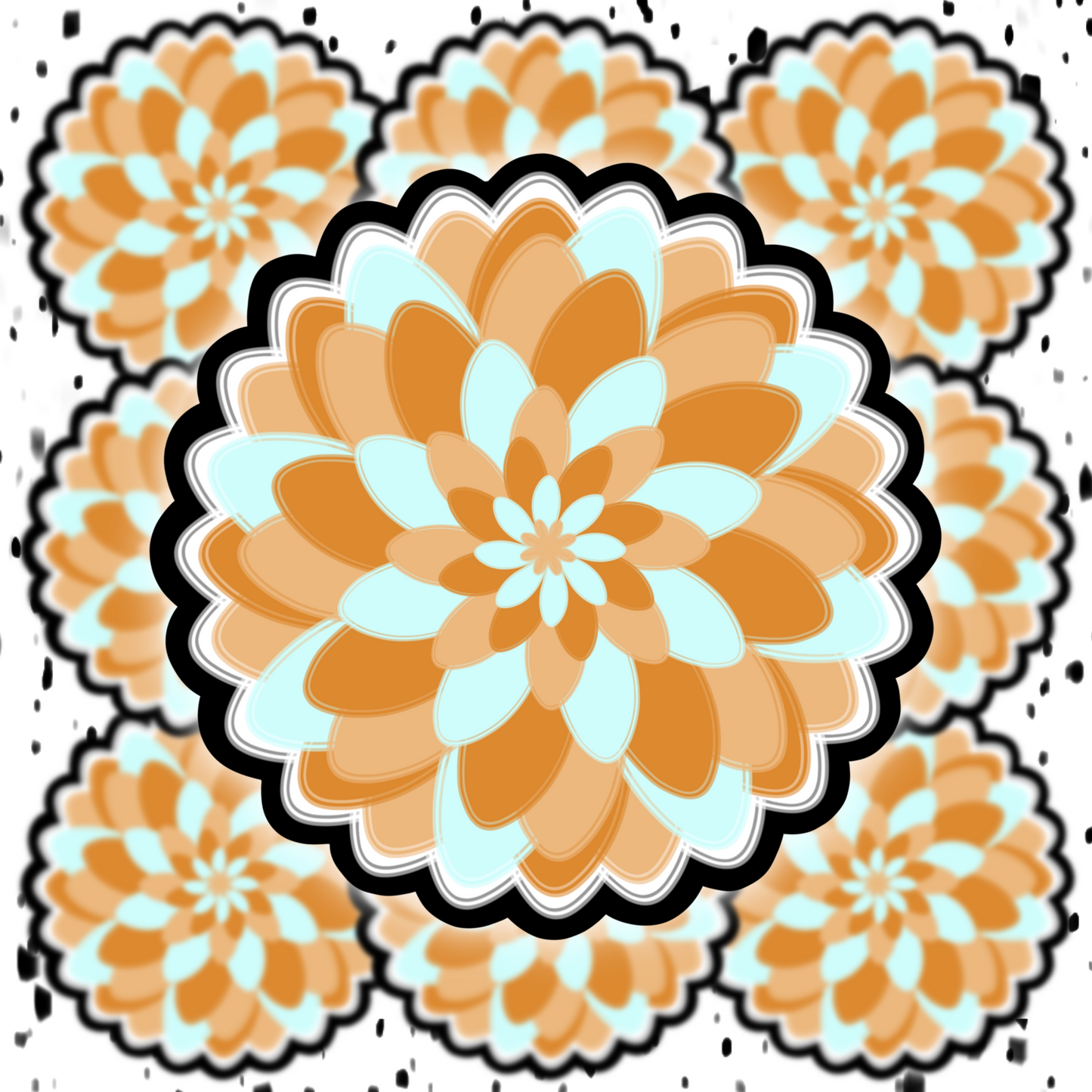 Flower Sticker