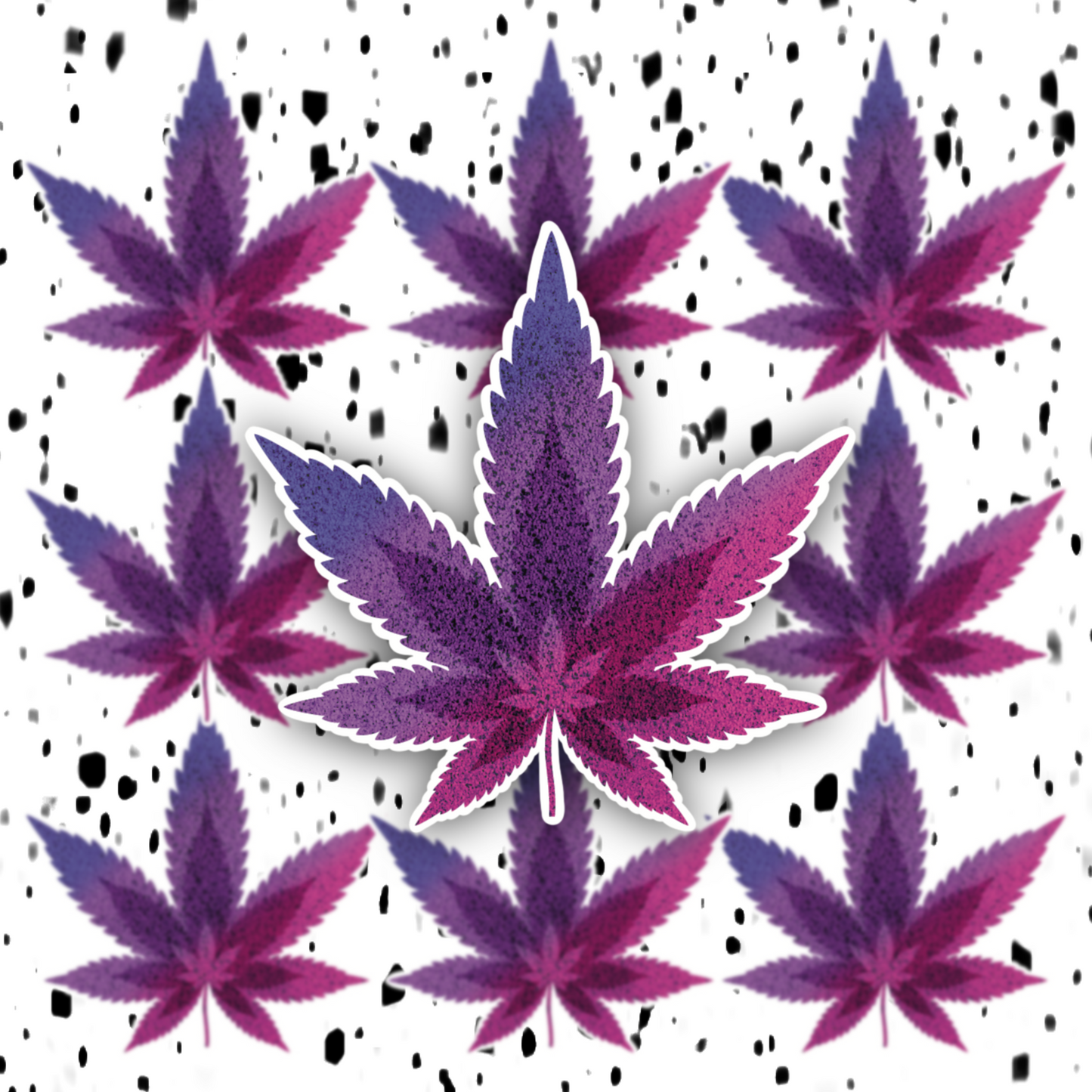 Weed Sticker DRUG FRIENDLY