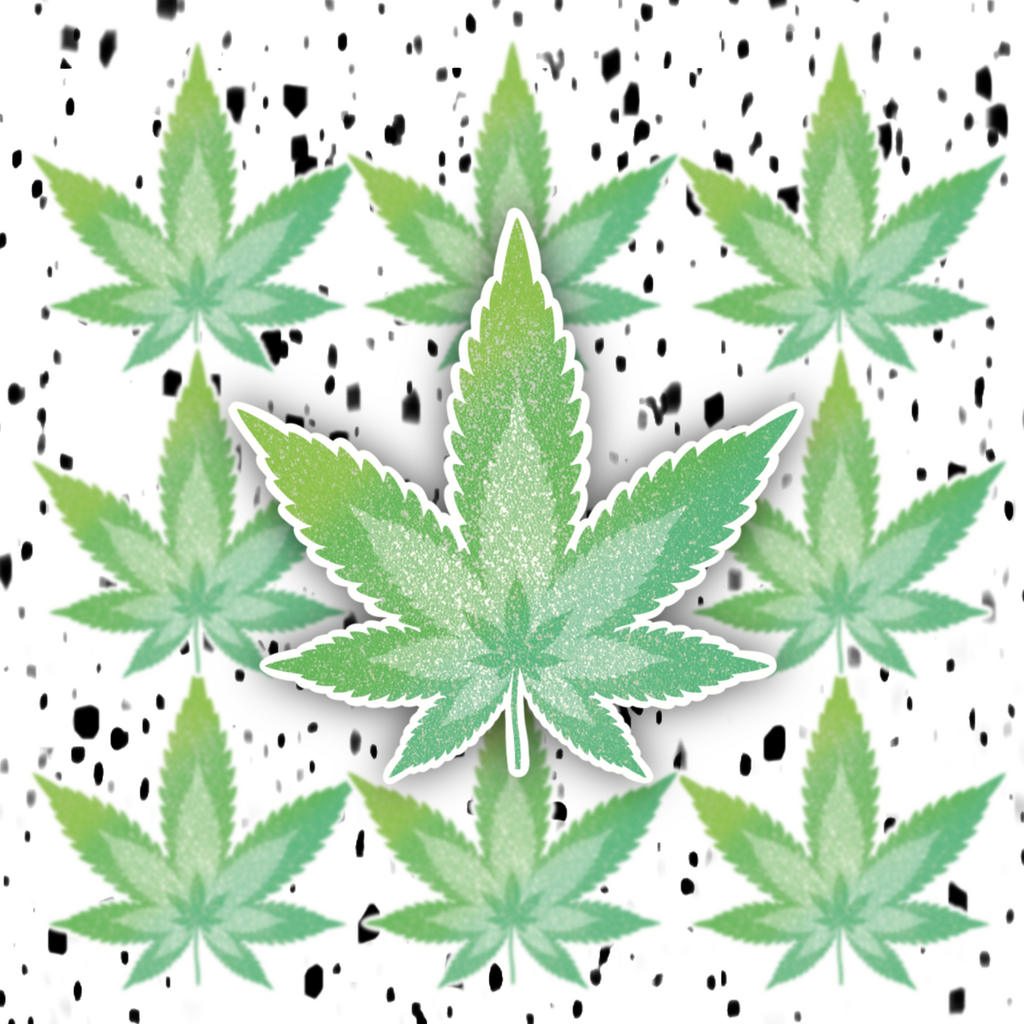 Weed Sticker DRUG FRIENDLY