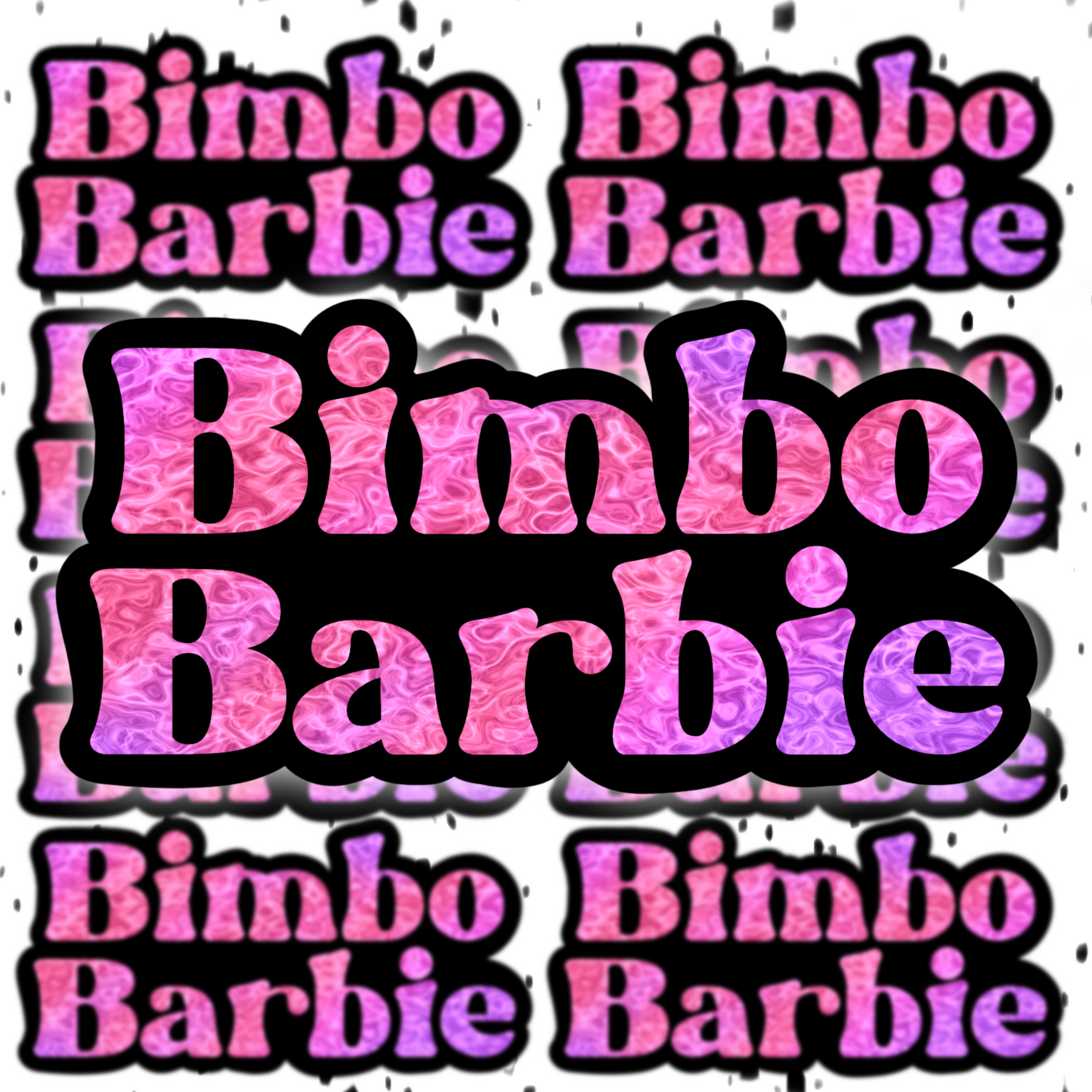 Bimbo Barbie Sticker