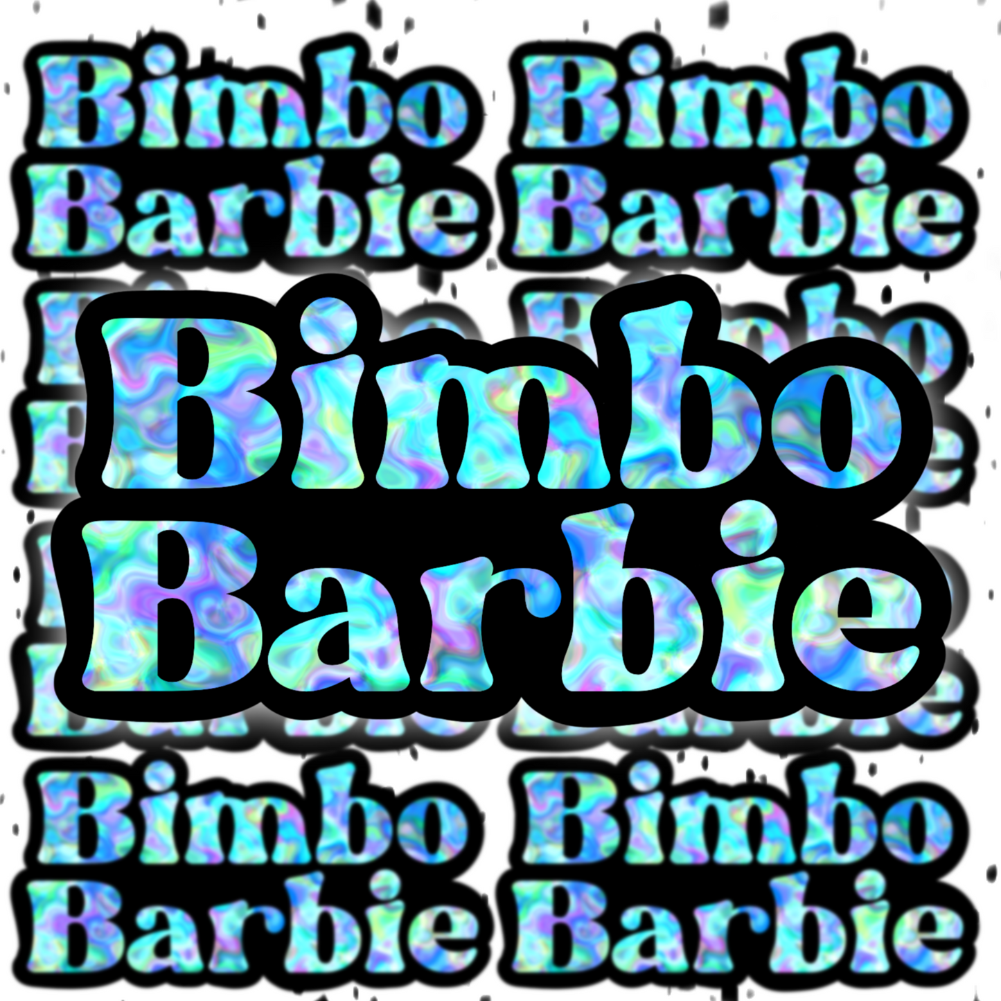 Bimbo Barbie Sticker