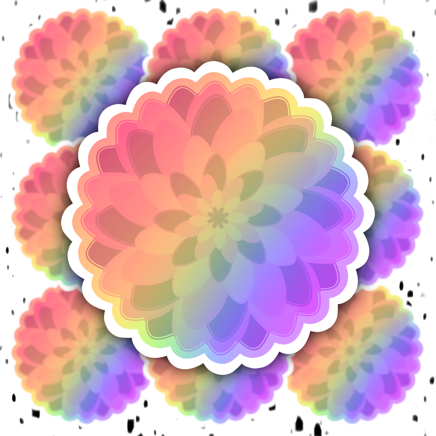 Flower Sticker