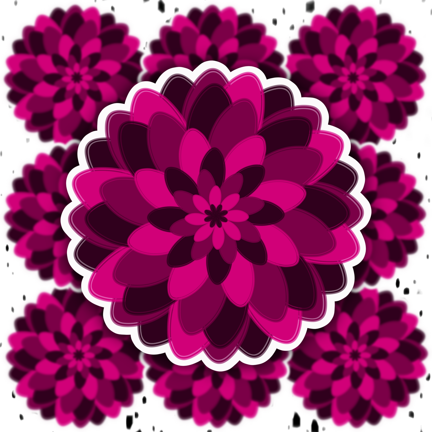 Flower Sticker