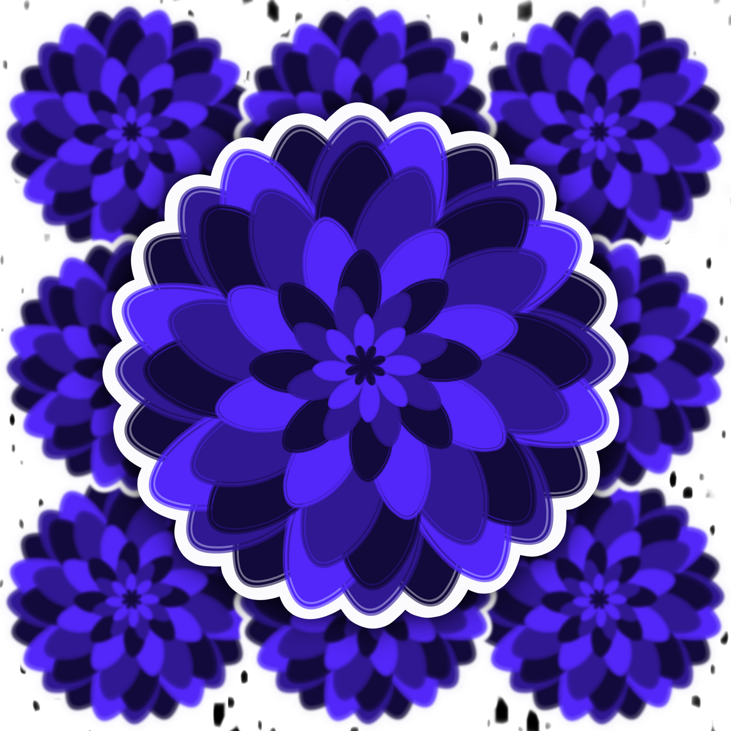 Flower Sticker