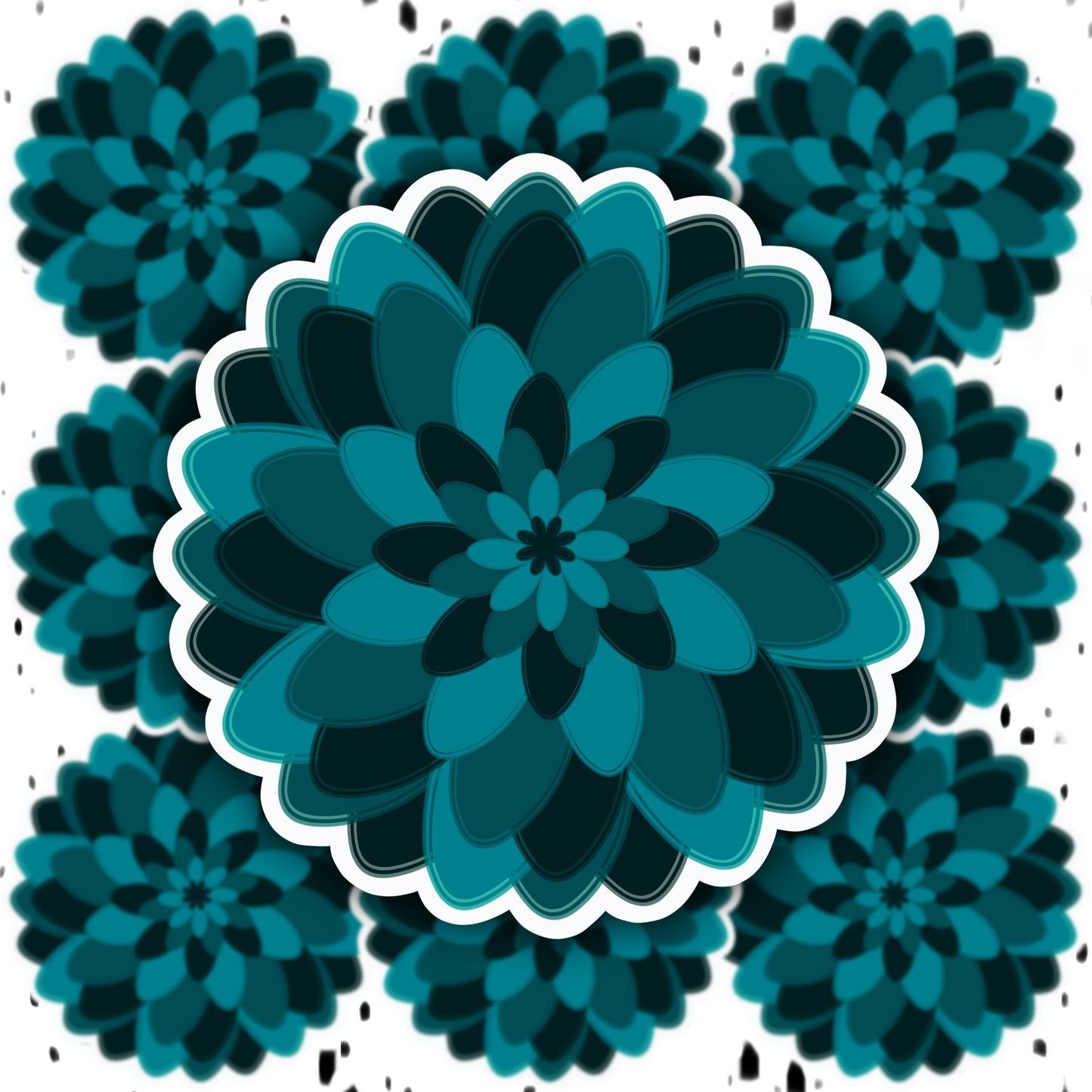 Flower Sticker
