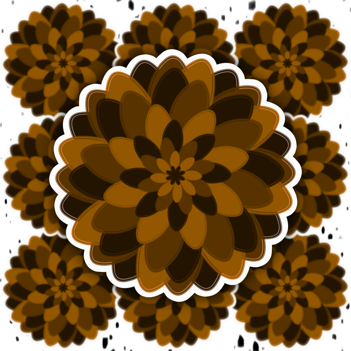Flower Sticker