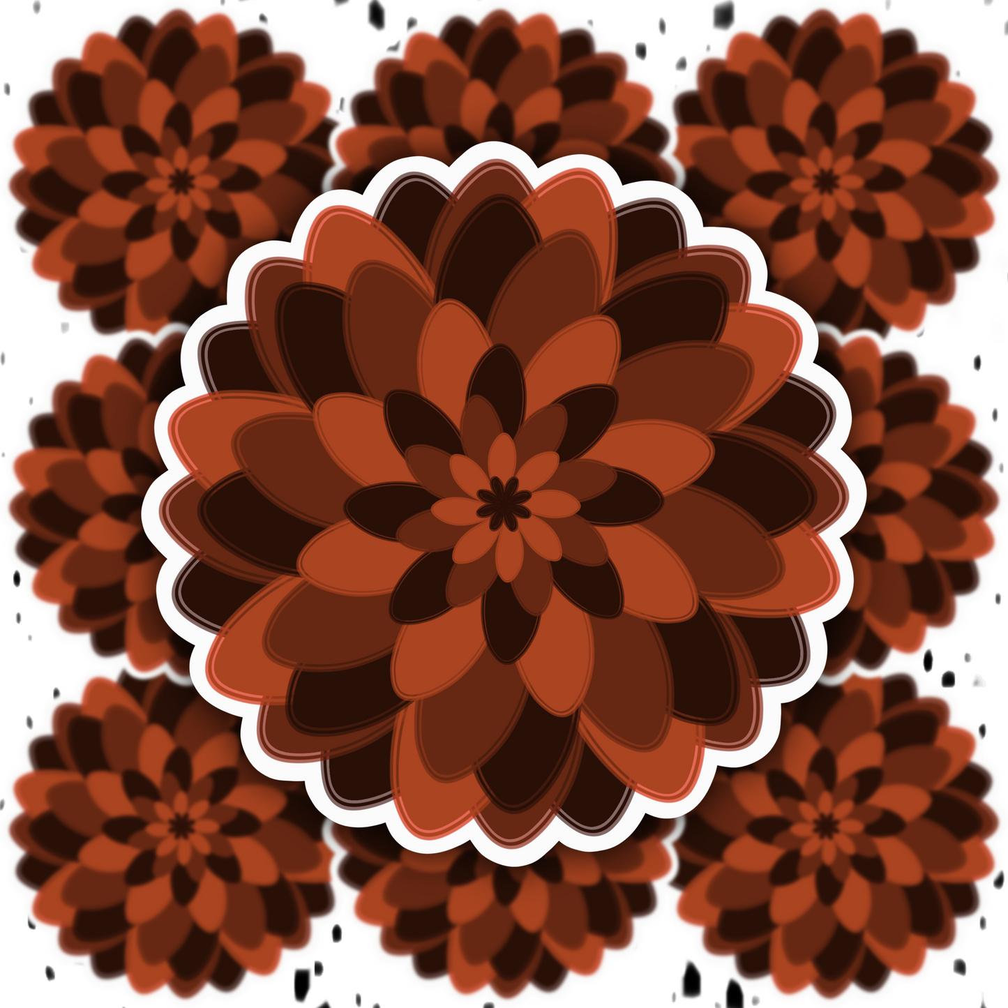 Flower Sticker