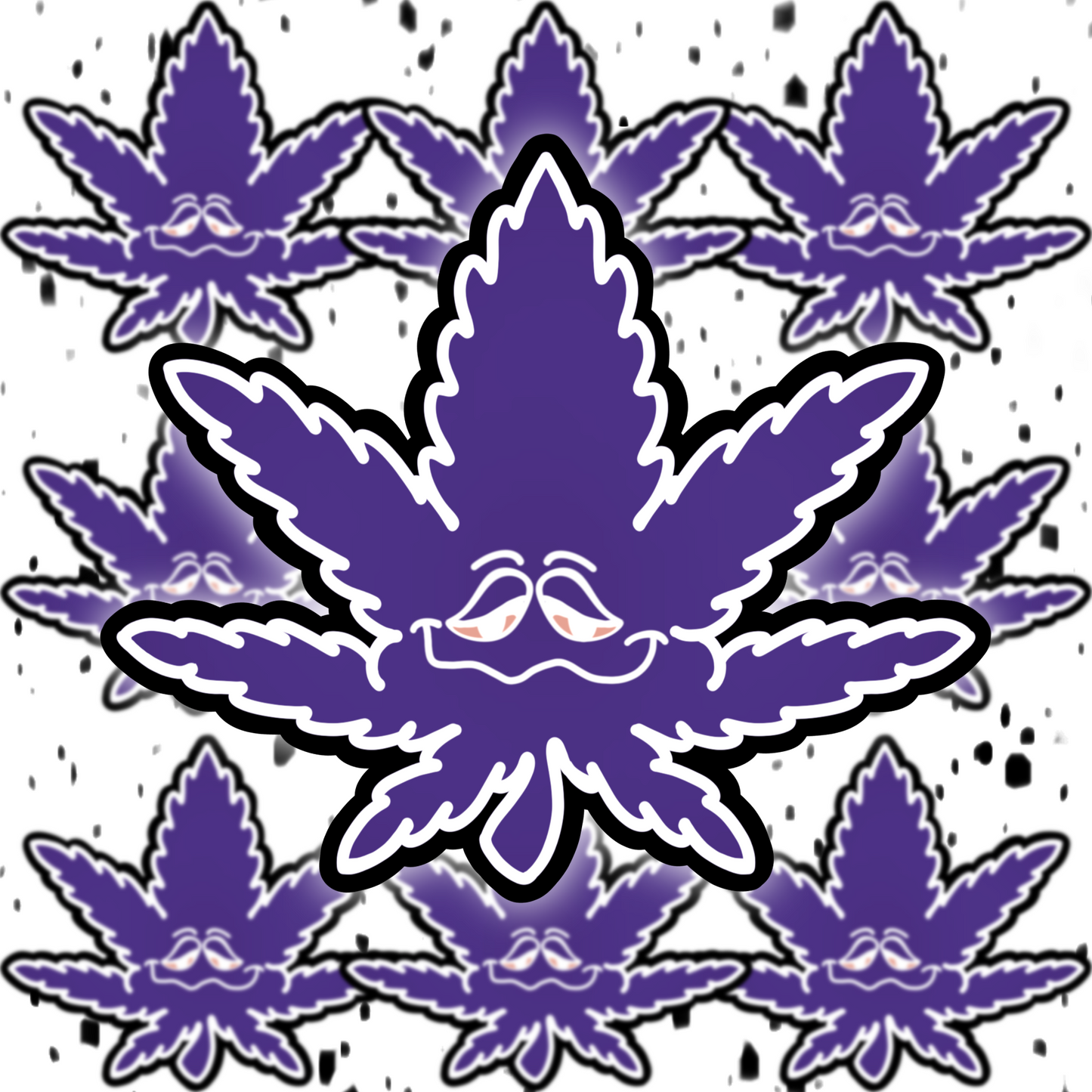 Weed Sticker DRUG FRIENDLY