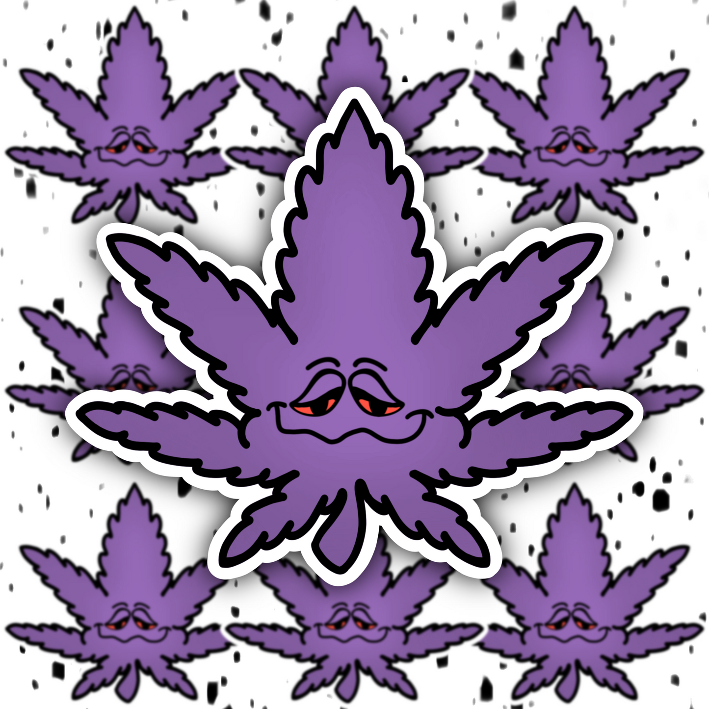 Weed Sticker DRUG FRIENDLY